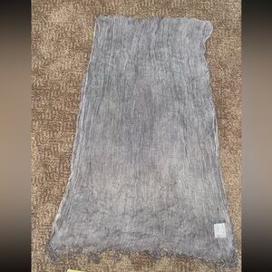 Made in Japan linen scarf (grey)